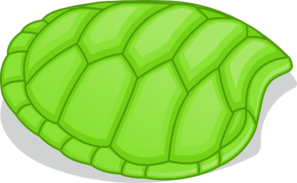 Green Turtle Shell Clip Art
